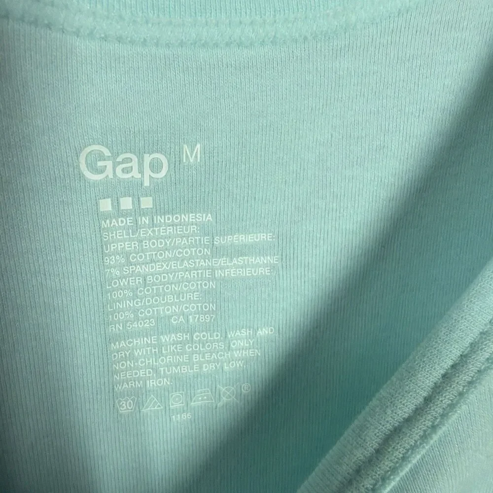 Gap Blue Big Girl Dress Size Medium Sleeveless Pullover Cotton Lined